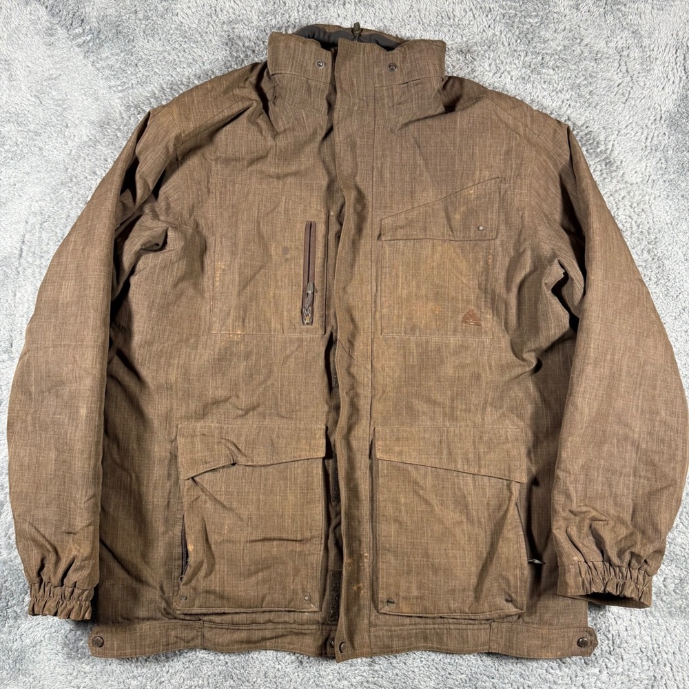 Nike ACG Fit Storm Outer Layer 3 Winter Parka Jacket Distressed‎ Brown Size XL
